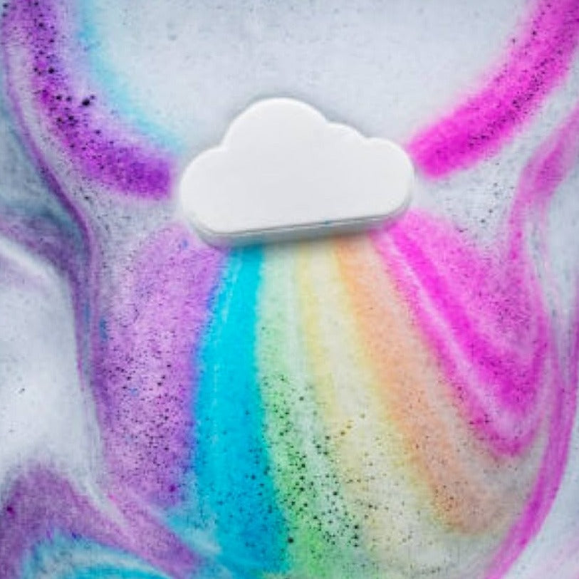 Fizzy rainbow bath bomb sensory activity for kids — My Sensory Space Australia