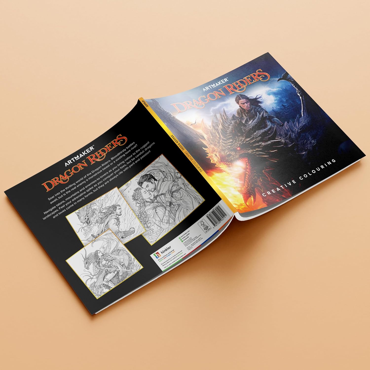 Dragon Riders Colouring Book