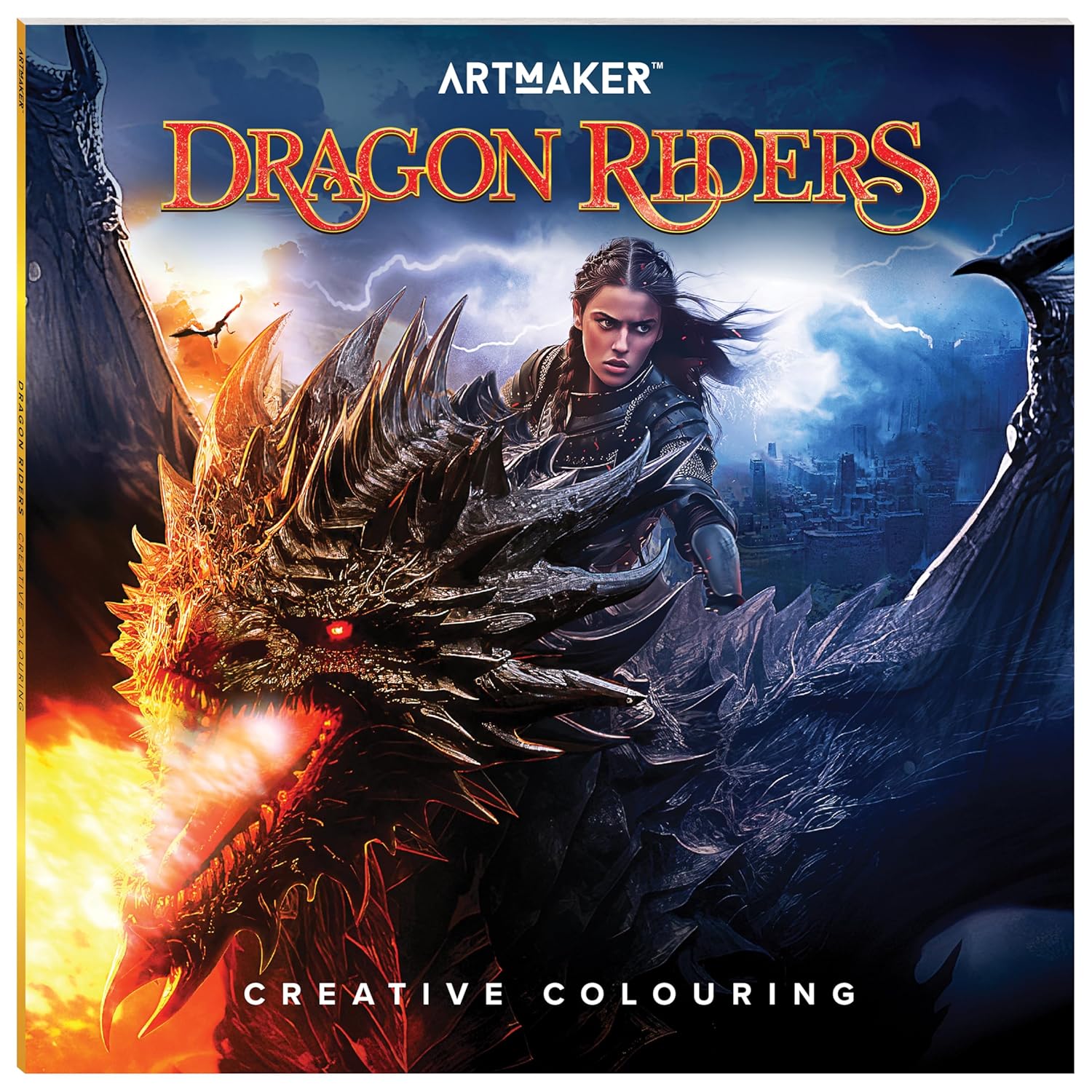 Dragon Riders Colouring Book
