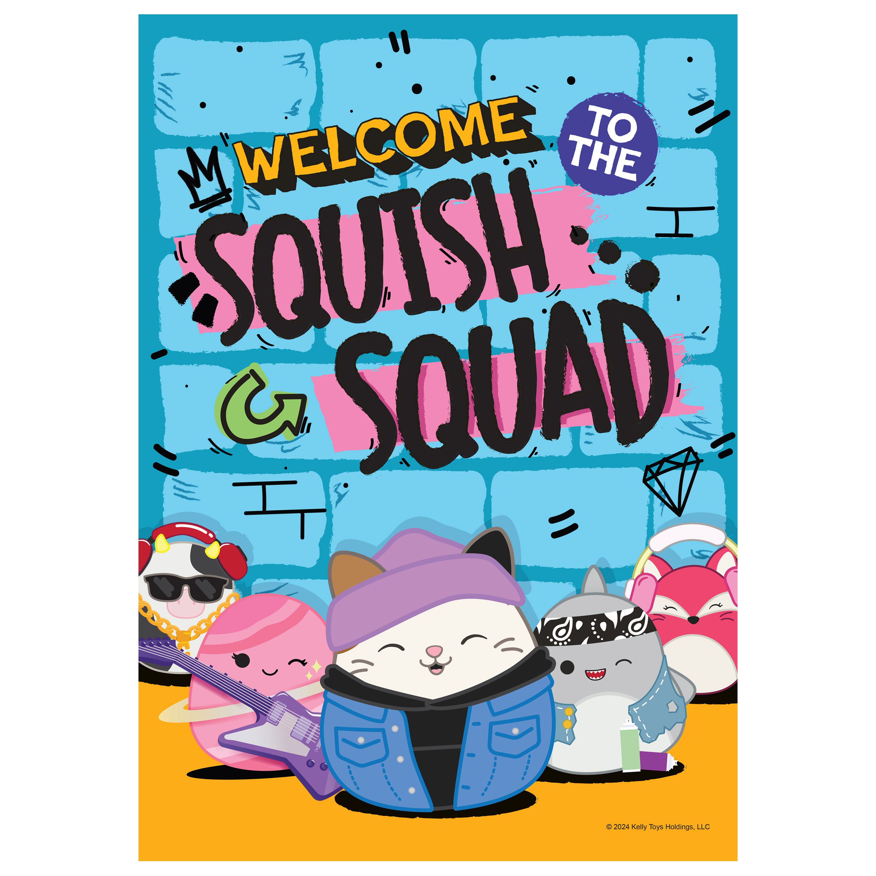 Squishmallows Creative Colouring Kit & Activity Kit