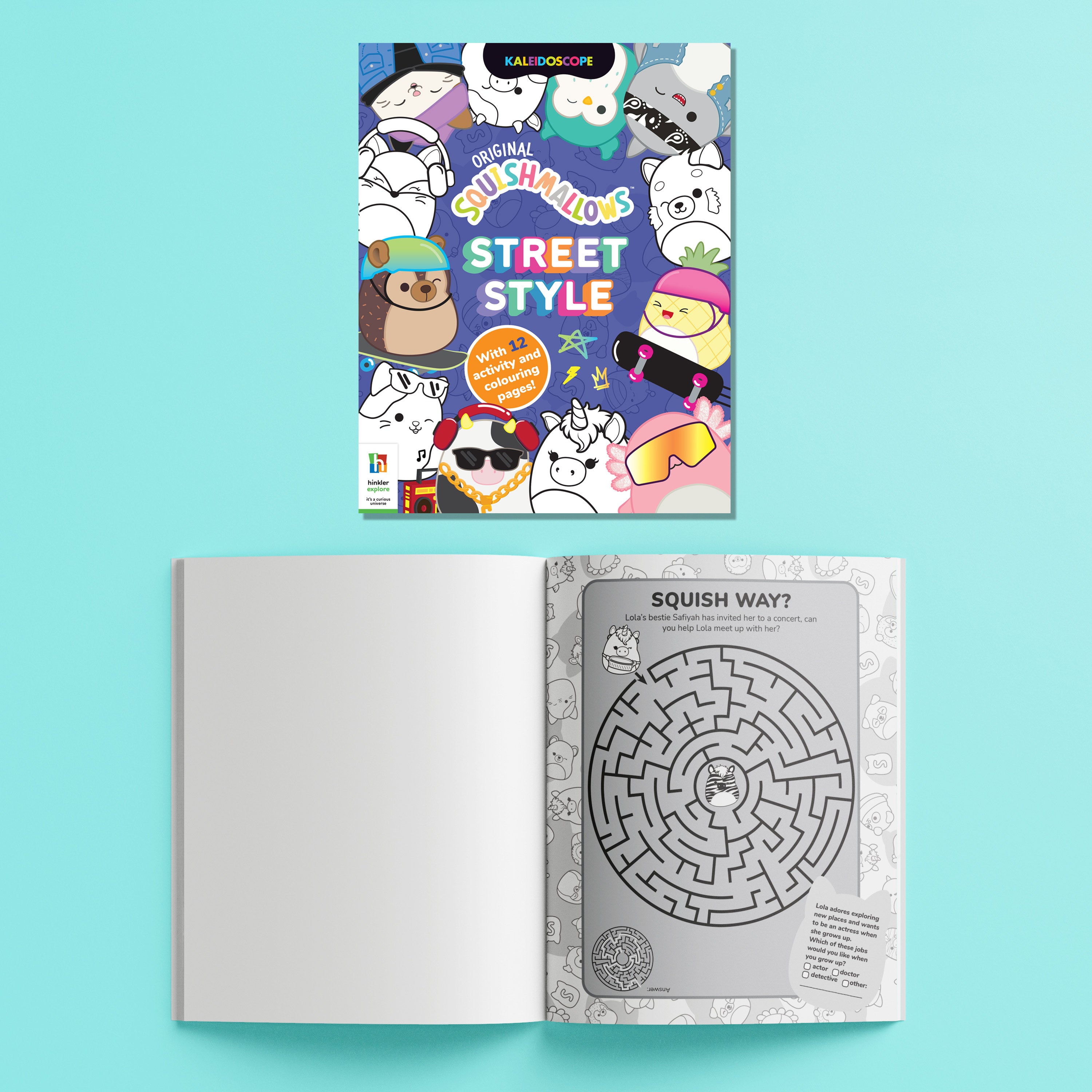 Squishmallows Creative Colouring Kit & Activity Kit
