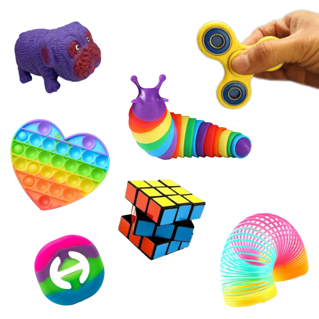 Mystery 3-pack sensory fidget toy bundle for kids with ADHD and SPD — My Sensory Space
