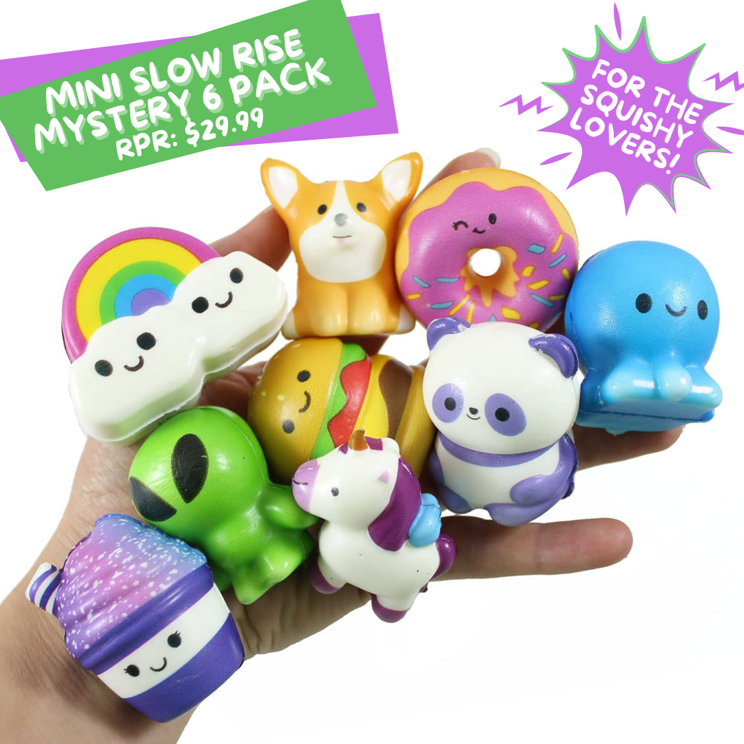 Mini Slow Rise Squishy Mystery 6 Pack