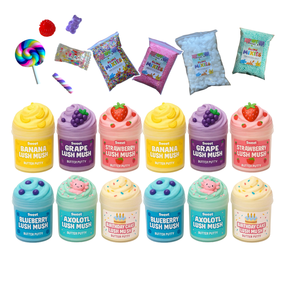 12-pack world's largest sensory slime bundle for kids — My Sensory Space Australia