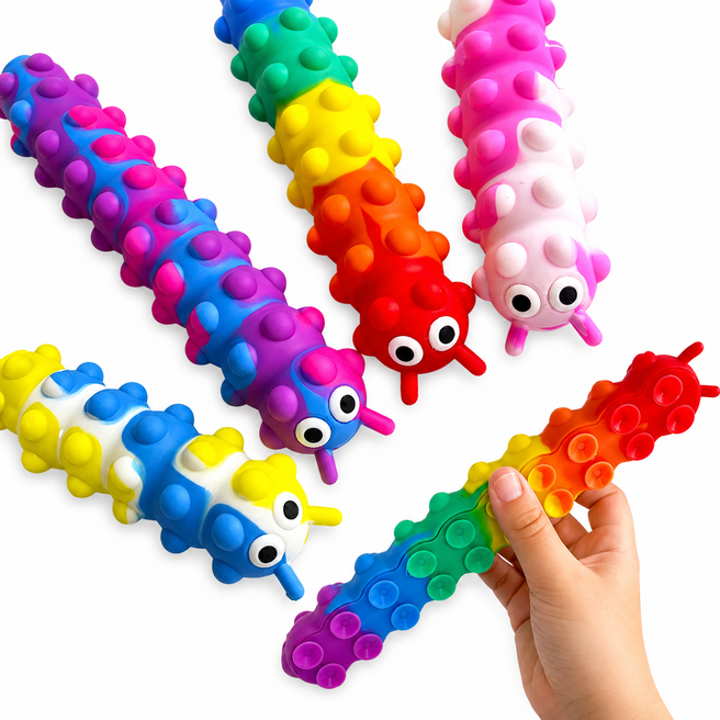 Pop It Suction Caterpillar
