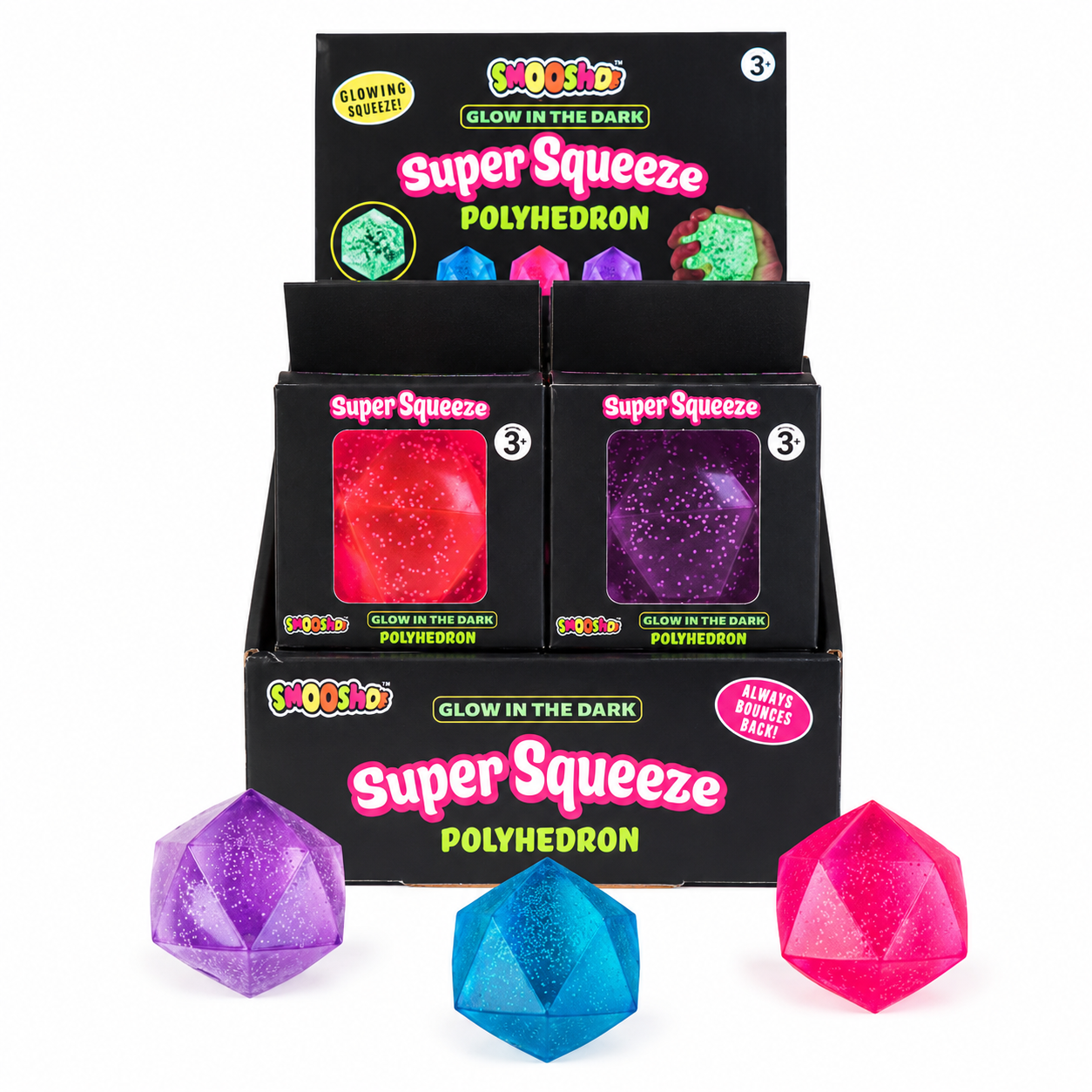Polyhedron Glow Sugar Squishy