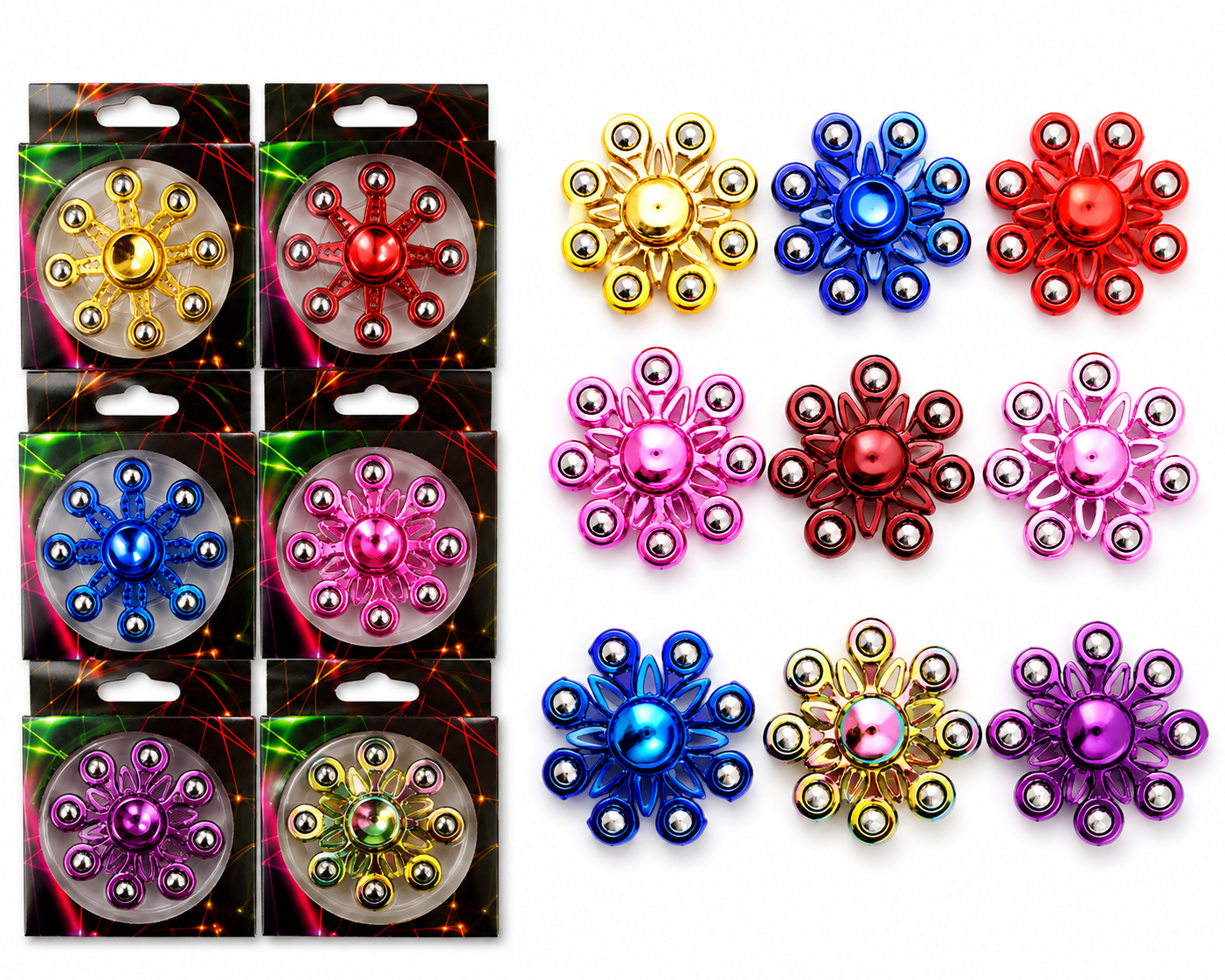 Metallic Chrome Fidget Spinner