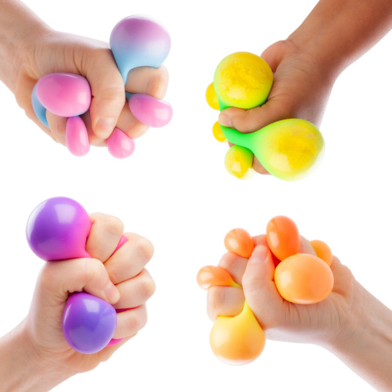 Colour-changing squishy stress ball sensory toy for children with anxiety and ADHD