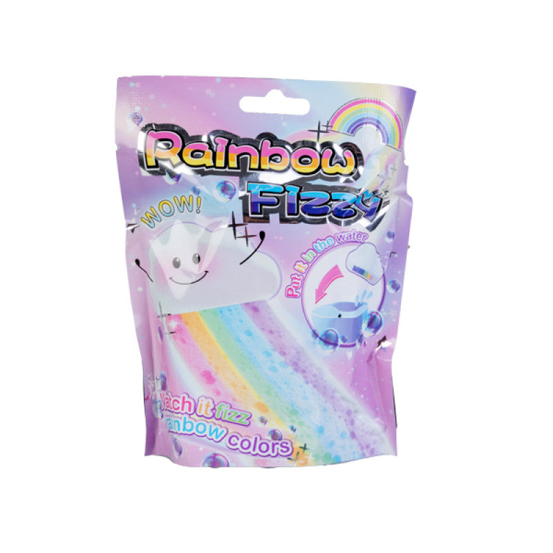 Fizzy Rainbow Bath Bomb