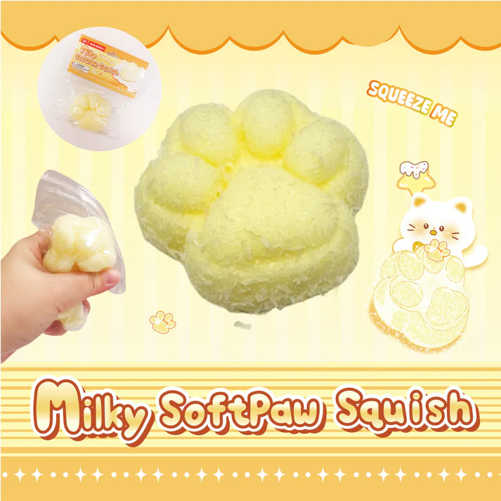 Milky Soft Taba Squishy Cream Paw