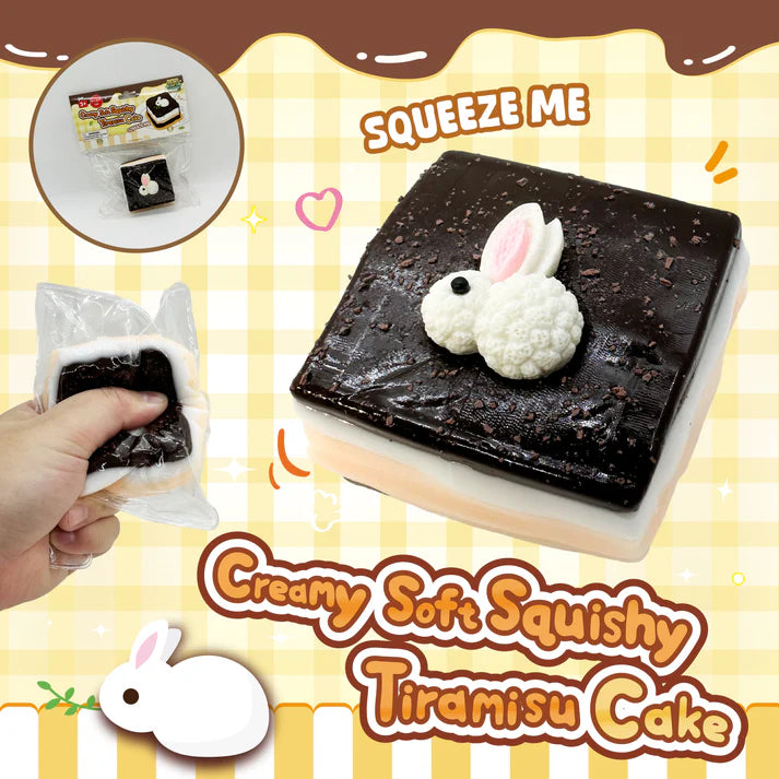 Creamy Soft Squishy Bunny Tiramisu Cake
