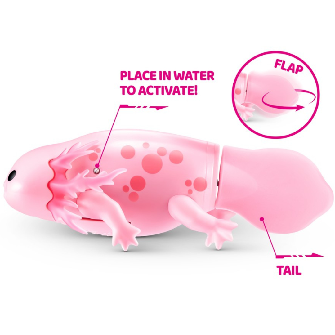 Swimming Axolotl Pet - Water Activated