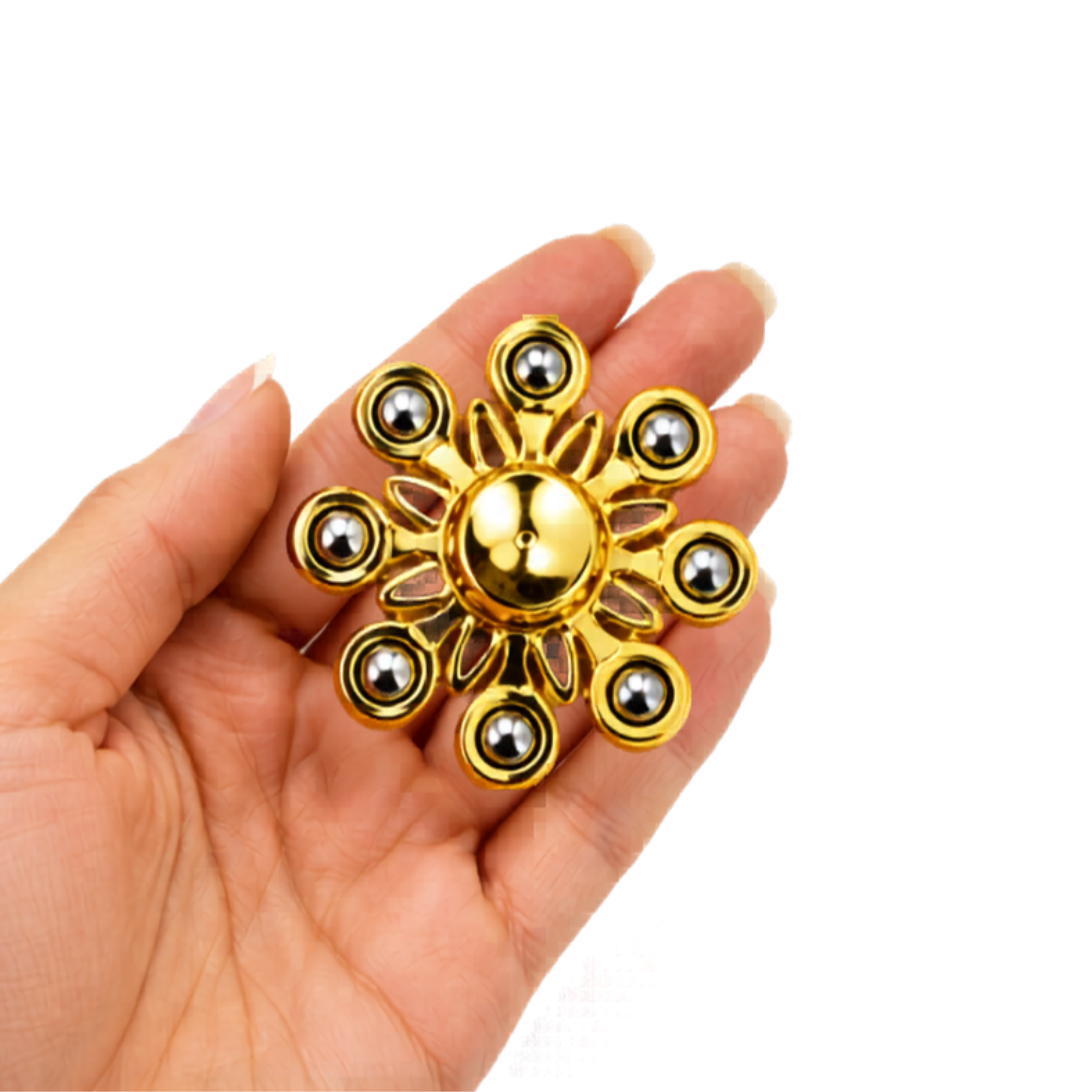 Metallic Chrome Fidget Spinner