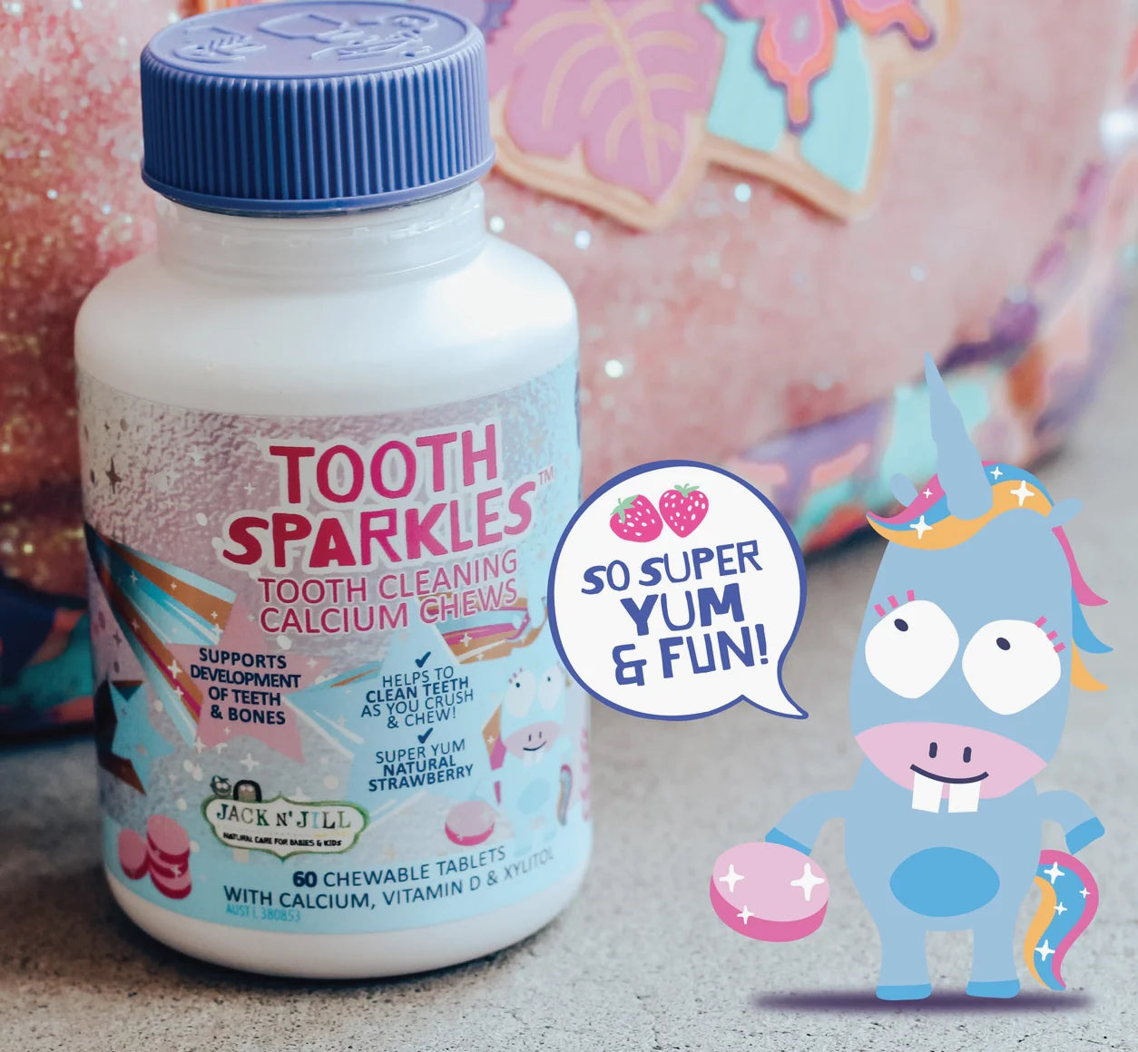Jack N' Jill Tooth Sparkles Calcium Chews