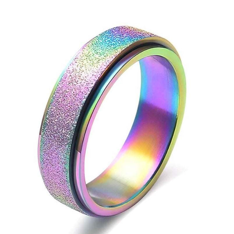 Shimmer Spinner Fidget Ring