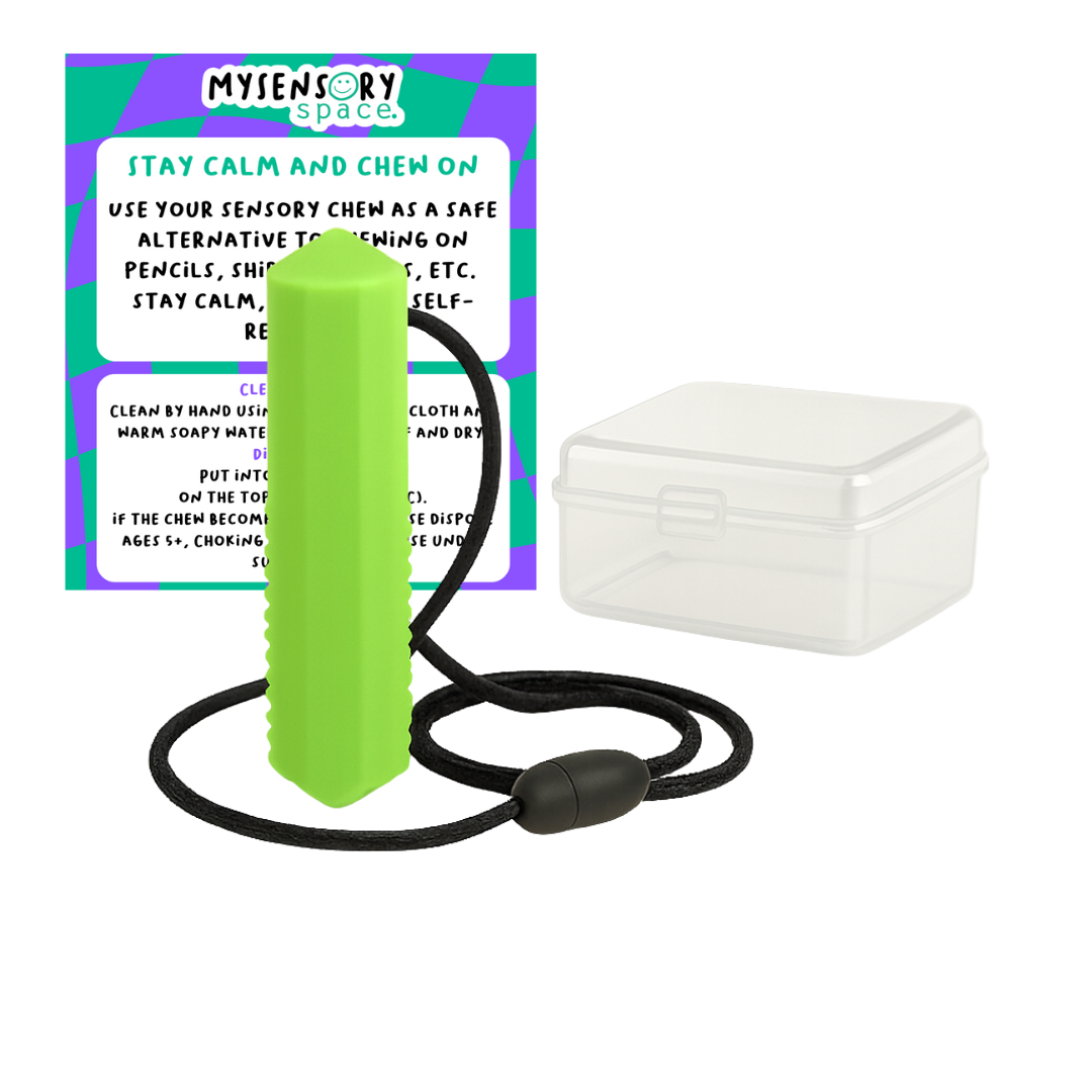 Pillar Sensory Chew Necklace - Free Hygiene Case