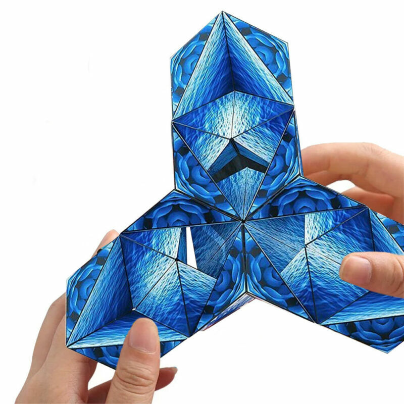 Changeable 3D Magnetic Magic Cube Sensory Fidget Toy