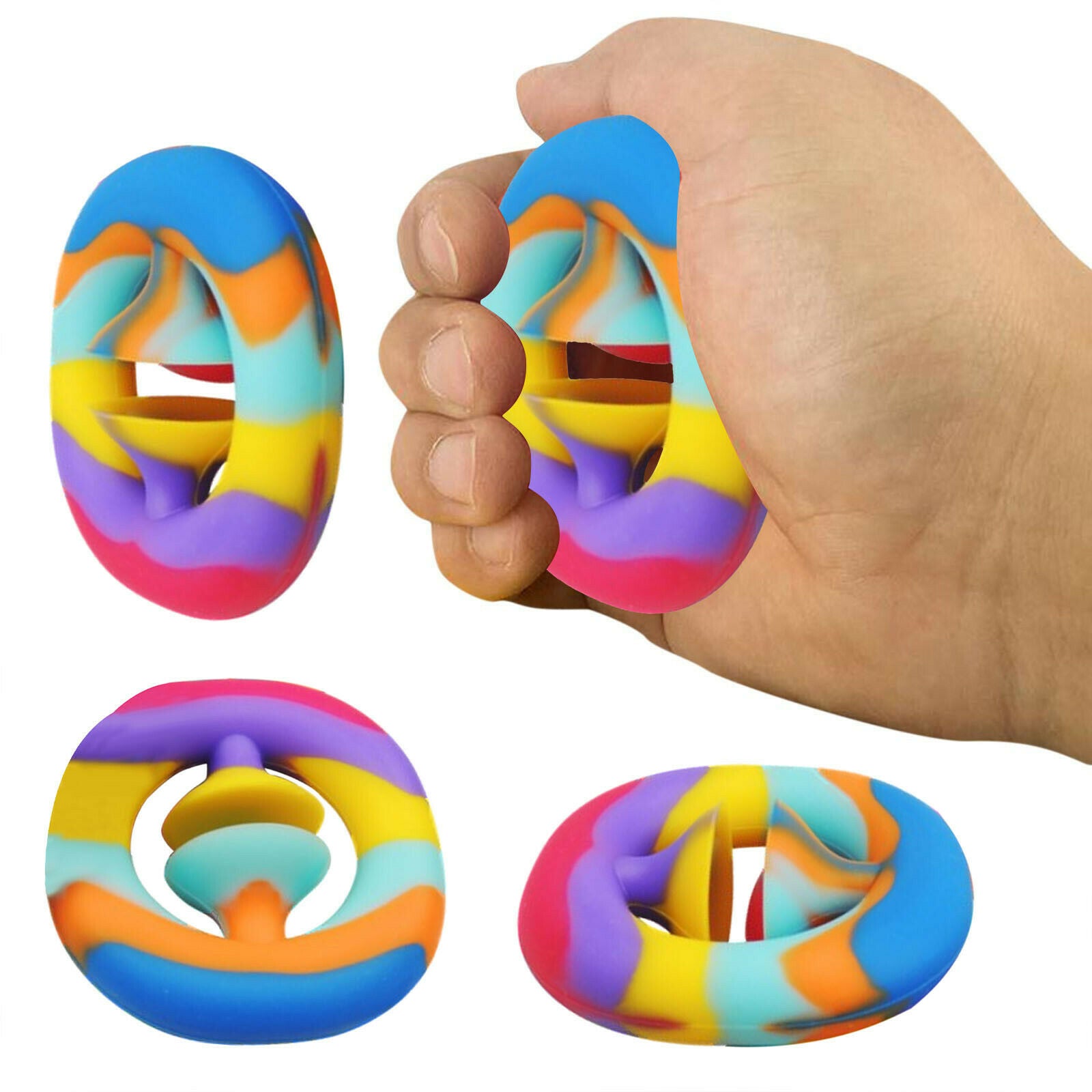 4 Pack Hand Snapper Sensory Fidget Toy