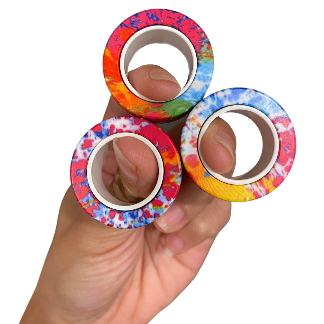 Magnetic Fidget Rings 3 Pack