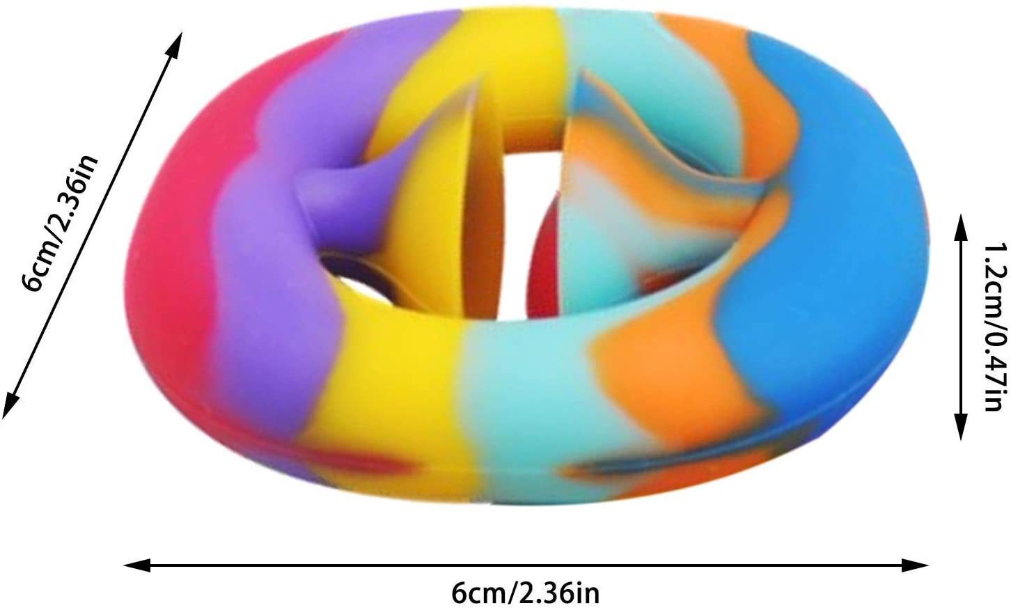 Rainbow Hand Snapper Fidget Toy
