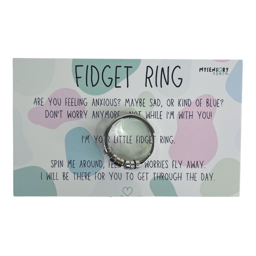 Rainbow Fidget Ring Adjustable