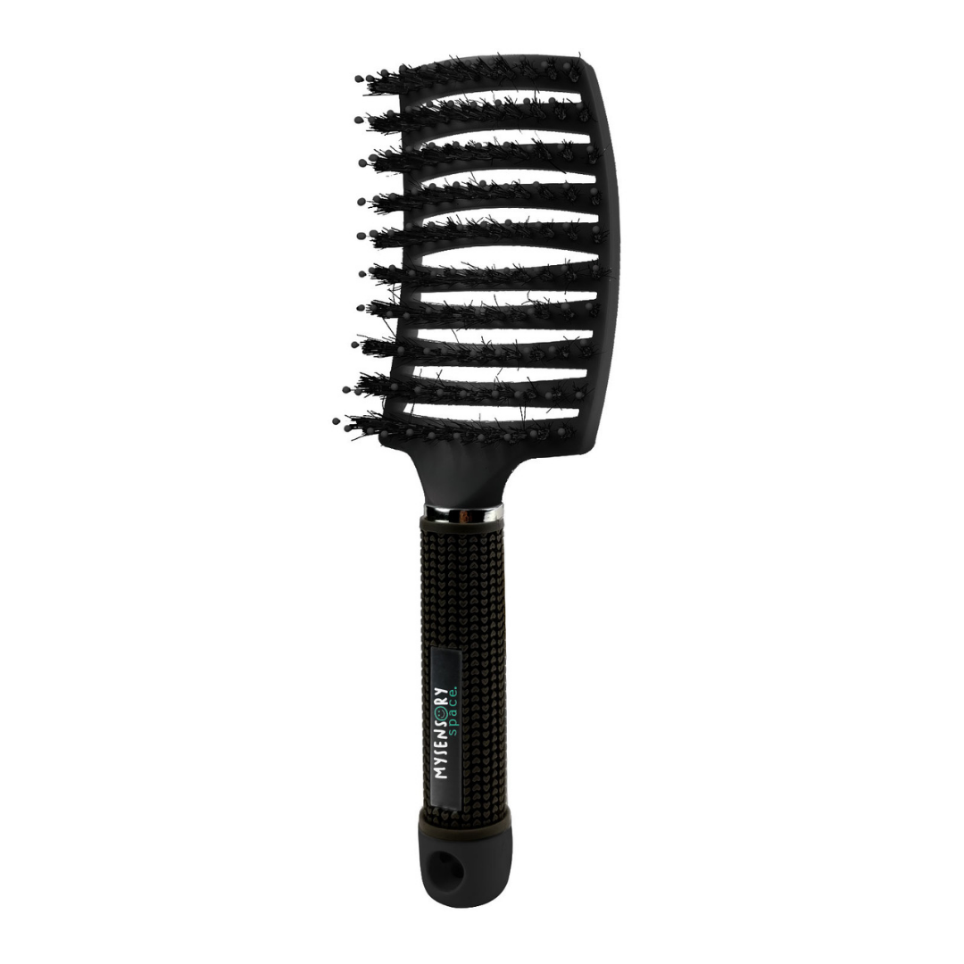 Black sensory detangling hairbrush for children with sensory sensitivities — My Sensory Space